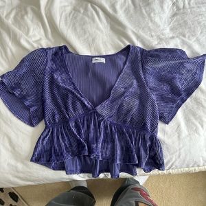 Urban outfitters purple blouse